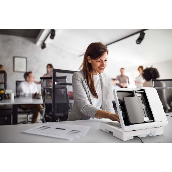 Epson WorkForce DS-1730 Flatbed-/ADF-scanner 1200 x 1200 DPI A4 Zwart, Wit (B11B273401)