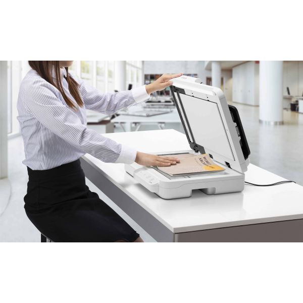 Epson WorkForce DS-1730 Flatbed-/ADF-scanner 1200 x 1200 DPI A4 Zwart, Wit (B11B273401)