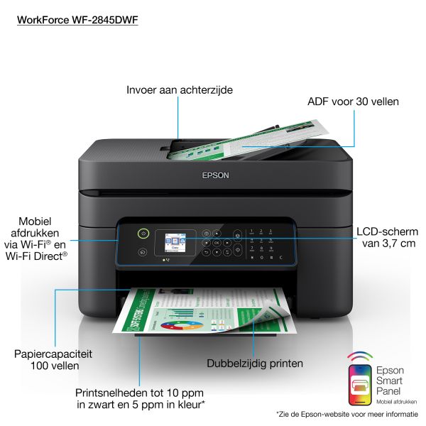 Epson WorkForce WF-2845DWF (C11CG30408) Epson WorkForce WF-2845DWF (C11CG30408)