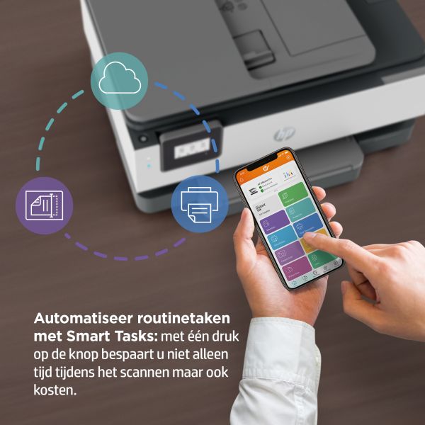 HP OfficeJet 8014e Draadloos All-in-One Kleur Printer, Instant Ink; Dubbelzijdig printen (228G0B#629)