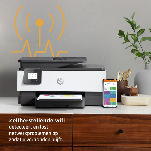 HP OfficeJet 8014e Draadloos All-in-One Kleur Printer, Instant Ink; Dubbelzijdig printen (228G0B#629)