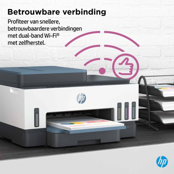 HP Smart Tank 7306 Draadloos All-in-One Kleur Printer, Dubbelzijdig printen; Kopieerapparaat, Scanner (28B76A#BHC)