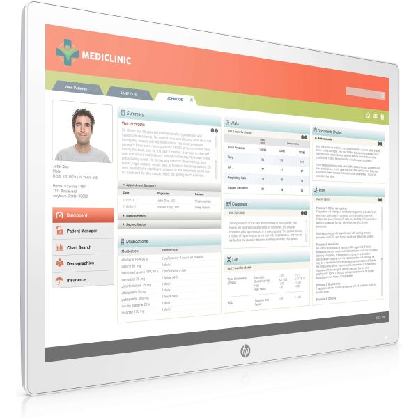 HP Healthcare Edition HC241 computer monitor 61 cm (24") 1920 x 1200 Pixels WUXGA LED Wit (3ME68AA#ABB) HP Healthcare Edition HC241 computer monitor 61 cm (24") 1920 x 1200 Pixels WUXGA LED Wit (3ME68AA#ABB)
