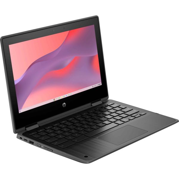 HP Chromebook Fortis x360 G3 J Intel® Celeron® N5100 29,5 cm (11.6") Touchscreen HD 4 GB LPDDR4x-SDRAM 32 GB eMMC Wi-Fi 6 (802.11ax) ChromeOS Zwart (4L1K5EA#ABH)