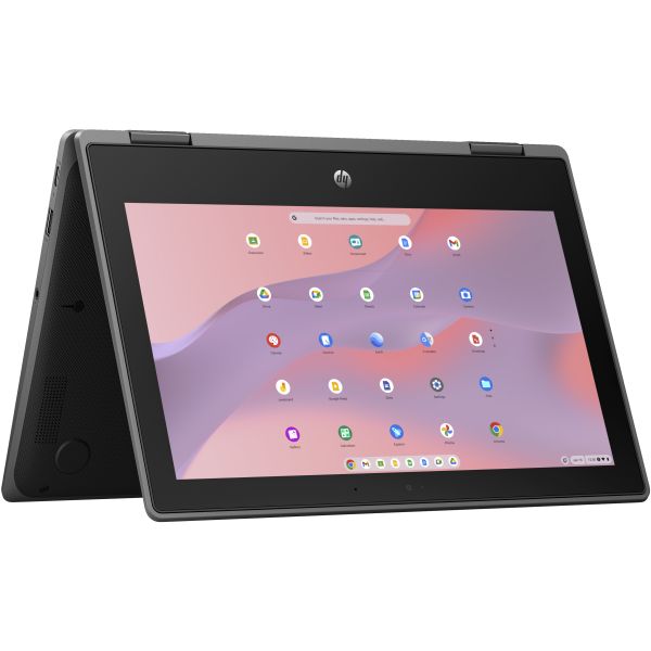 HP Chromebook Fortis x360 G3 J Intel® Celeron® N5100 29,5 cm (11.6") Touchscreen HD 8 GB LPDDR4x-SDRAM 64 GB eMMC Wi-Fi 6 (802.11ax) ChromeOS Zwart (4L1K6EA#ABH)