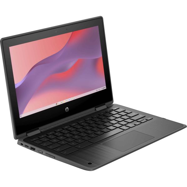 HP Chromebook Fortis x360 G3 J Intel® Celeron® N5100 29,5 cm (11.6") Touchscreen HD 8 GB LPDDR4x-SDRAM 64 GB eMMC Wi-Fi 6 (802.11ax) ChromeOS Zwart (4L1K6EA#ABH)