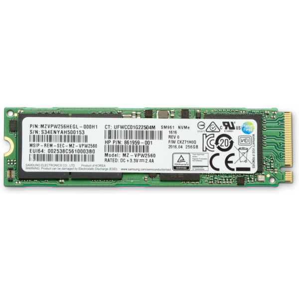 HP Z Turbo Drive 256 GB M.2 PCI Express 3.0 NVMe TLC (4YZ41AA)