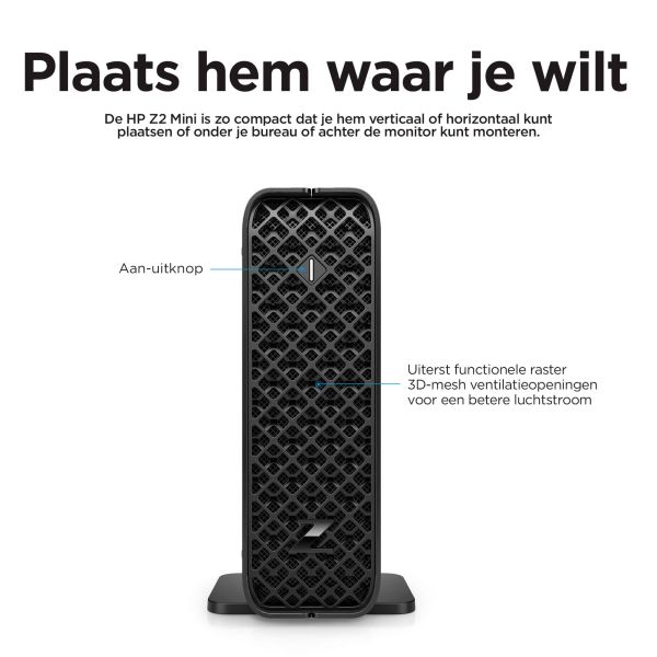 HP Z2 G9 Intel® Core™ i7 i7-13700K 32 GB DDR5-SDRAM 1 TB SSD NVIDIA Quadro T1000 Windows 11 Pro Mini PC Workstation Zwart (5F193EA#ABH) 1/1 HP Z2 G9 Intel® Core™ i7 i7-13700K 32 GB DDR5-SDRAM 1 TB SSD NVIDIA Quadro T1000 Windows 11 Pro Mini PC Workstation Zwart (5F193EA#ABH)