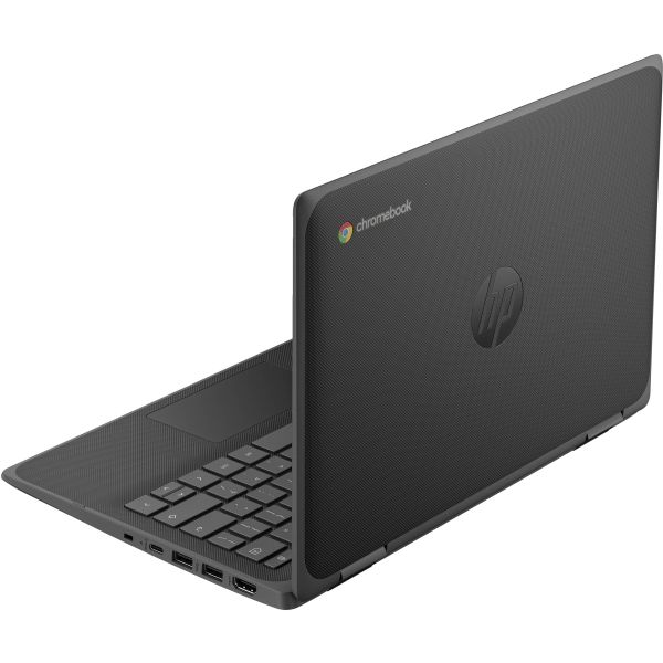 HP Chromebook Fortis x360 G5 Intel® N N100 29,5 cm (11.6") Touchscreen HD 8 GB LPDDR5x-SDRAM 64 GB eMMC Wi-Fi 6E (802.11ax) ChromeOS Zwart (5P9M3EA#ABH)  HP Chromebook Fortis x360 G5 Intel® N N100 29,5 cm (11.6") Touchscreen HD 8 GB LPDDR5x-SDRAM 64 GB eMMC Wi-Fi 6E (802.11ax) ChromeOS Zwart (5P9M3EA#ABH)