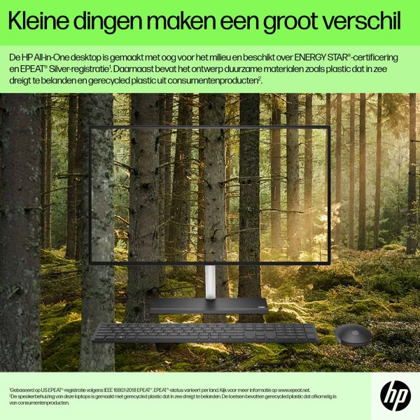HP 24 -ck0120nd AMD Ryzen™ 3 3250U 60,5 cm (23.8") 1920 x 1080 Pixels Alles-in-één-pc 8 GB DDR4-SDRAM 256 GB SSD Windows 11 Home Wi-Fi 6 (802.11ax) Wit (666M6EA#ABH)
