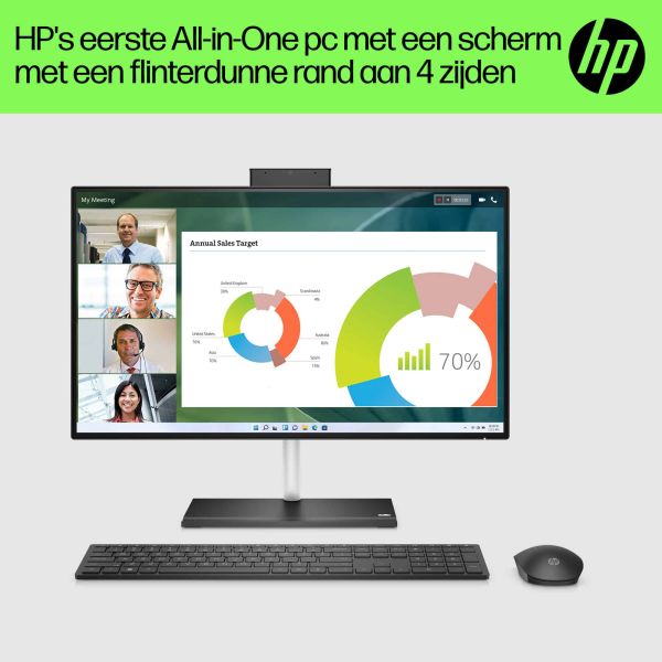 HP 24 -ck0120nd AMD Ryzen™ 3 3250U 60,5 cm (23.8") 1920 x 1080 Pixels Alles-in-één-pc 8 GB DDR4-SDRAM 256 GB SSD Windows 11 Home Wi-Fi 6 (802.11ax) Wit (666M6EA#ABH)