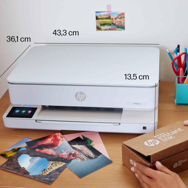 HP ENVY 6132e Wireless All-in-One Kleur Printer, Instant Ink; Foto's printen (714J2B#629) HP ENVY 6132e Wireless All-in-One Kleur Printer, Instant Ink; Foto's printen (714J2B#629)