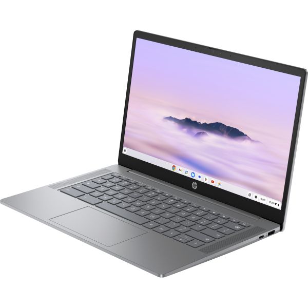 HP Chromebook 14a-nf0085nd Intel® Core™ i3 i3-N305 35,6 cm (14") Full HD 8 GB LPDDR5-SDRAM 256 GB Flash Wi-Fi 6E (802.11ax) ChromeOS Zilver