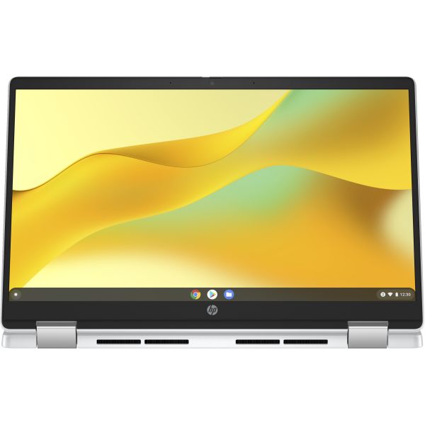 HP Chromebook x360 14b-cd0025nd Intel® N N200 35,6 cm (14") Touchscreen Full HD 8 GB LPDDR5-SDRAM 128 GB Flash Wi-Fi 6 (802.11ax) ChromeOS Zilver (A12M3EA#ABH)