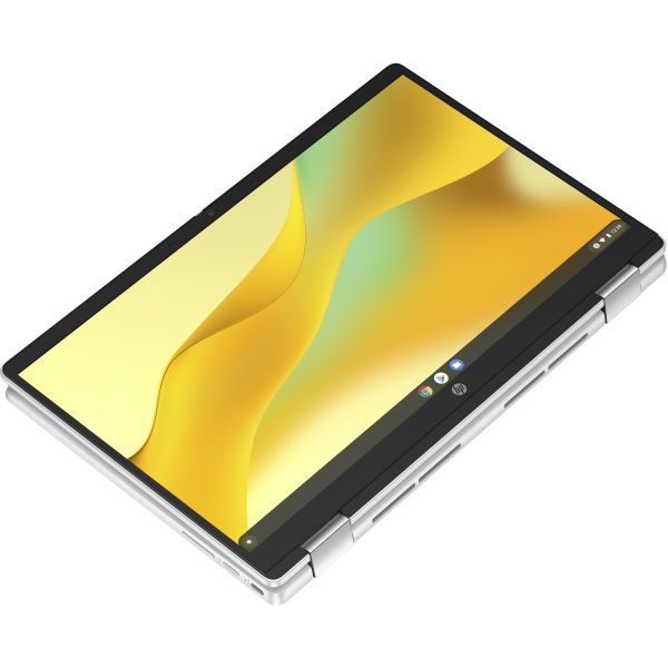 HP Chromebook x360 14b-cd0025nd Intel® N N200 35,6 cm (14") Touchscreen Full HD 8 GB LPDDR5-SDRAM 128 GB Flash Wi-Fi 6 (802.11ax) ChromeOS Zilver (A12M3EA#ABH)