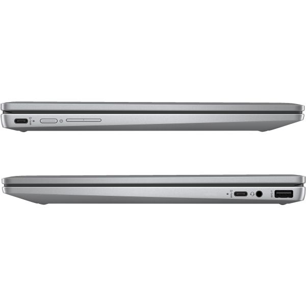 HP Chromebook x360 14b-cd0075nd Intel® Core™ i3 i3-N305 35,6 cm (14") Touchscreen Full HD 8 GB LPDDR5-SDRAM 256 GB Flash Wi-Fi 6 (802.11ax) ChromeOS Zilver (A12M4EA#ABH)