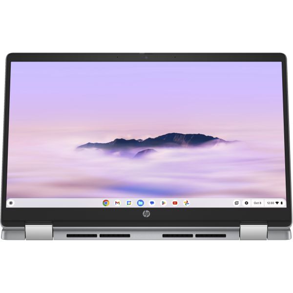 HP Chromebook x360 14b-cd0075nd Intel® Core™ i3 i3-N305 35,6 cm (14") Touchscreen Full HD 8 GB LPDDR5-SDRAM 256 GB Flash Wi-Fi 6 (802.11ax) ChromeOS Zilver (A12M4EA#ABH)