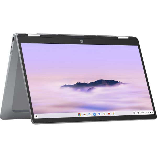HP Chromebook x360 14b-cd0075nd Intel® Core™ i3 i3-N305 35,6 cm (14") Touchscreen Full HD 8 GB LPDDR5-SDRAM 256 GB Flash Wi-Fi 6 (802.11ax) ChromeOS Zilver (A12M4EA#ABH)