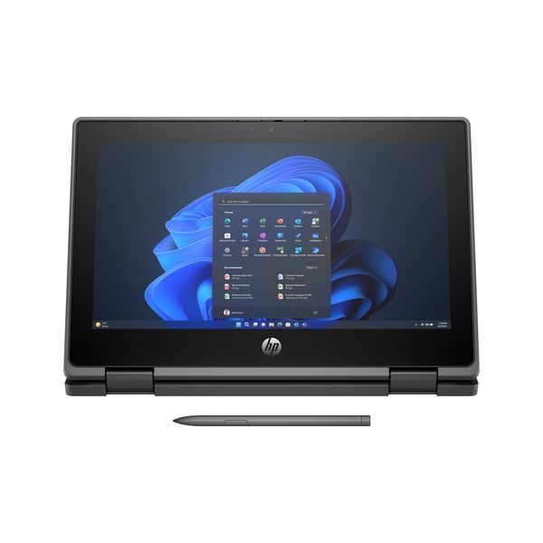 HP Fortis Flip G1i 11 Intel® N N150 Hybride (2-in-1) 29,5 cm (11.6") Touchscreen HD 4 GB LPDDR5-SDRAM 128 GB UFS Wi-Fi 6E (802.11ax) Windows 11 Pro Zwart (BC2K0ES#ABH)
