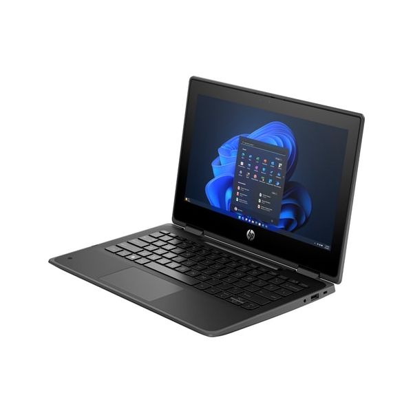 HP Fortis Flip G1i 11 Intel® N N150 Hybride (2-in-1) 29,5 cm (11.6") Touchscreen HD 4 GB LPDDR5-SDRAM 128 GB UFS Wi-Fi 6E (802.11ax) Windows 11 Pro Zwart (BC2K0ES#ABH)