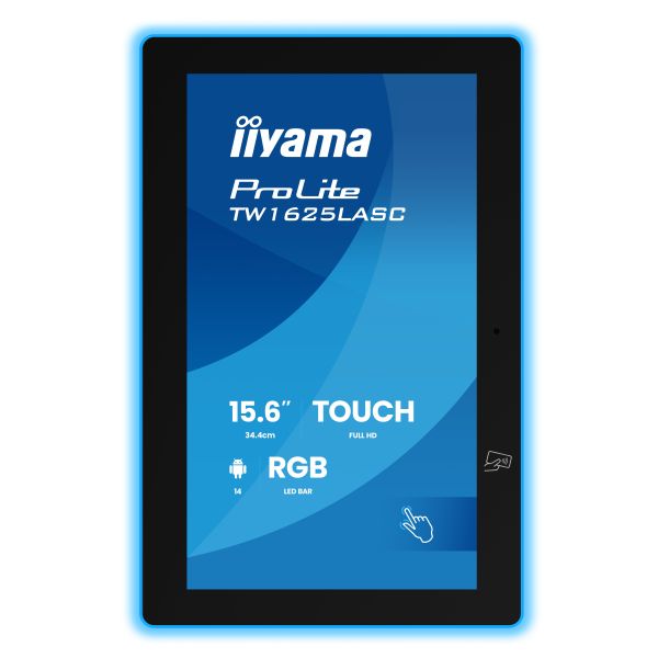 iiyama TW1625LASC-B3PNR scherm voor vergaderzalen 39,6 cm (15.6") 1920 x 1080 Pixels LED Wi-Fi 6 (802.11ax), Wi-Fi 5 (802.11ac), Wi-Fi 4 (802.11n), 802.11g, 802.11a, 802.11b Zwart Bluetooth (TW1625LASC-B3PNR) iiyama TW1625LASC-B3PNR scherm voor vergaderzalen 39,6 cm (15.6") 1920 x 1080 Pixels LED Wi-Fi 6 (802.11ax), Wi-Fi 5 (802.11ac), Wi-Fi 4 (802.11n), 802.11g, 802.11a, 802.11b Zwart Bluetooth (TW1625LASC-B3PNR)