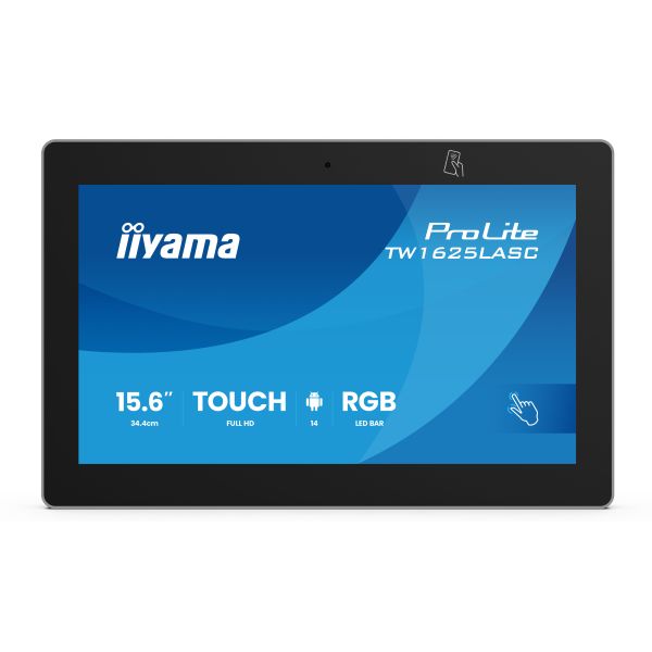 iiyama TW1625LASC-B3PNR scherm voor vergaderzalen 39,6 cm (15.6") 1920 x 1080 Pixels LED Wi-Fi 6 (802.11ax), Wi-Fi 5 (802.11ac), Wi-Fi 4 (802.11n), 802.11g, 802.11a, 802.11b Zwart Bluetooth (TW1625LASC-B3PNR) iiyama TW1625LASC-B3PNR scherm voor vergaderzalen 39,6 cm (15.6") 1920 x 1080 Pixels LED Wi-Fi 6 (802.11ax), Wi-Fi 5 (802.11ac), Wi-Fi 4 (802.11n), 802.11g, 802.11a, 802.11b Zwart Bluetooth (TW1625LASC-B3PNR)