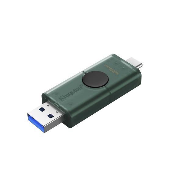 Kingston Technology DataTraveler 128GB USB-A + USB-C 3.2 Gen 1 DuoG2 (DTDEG2/128GB)