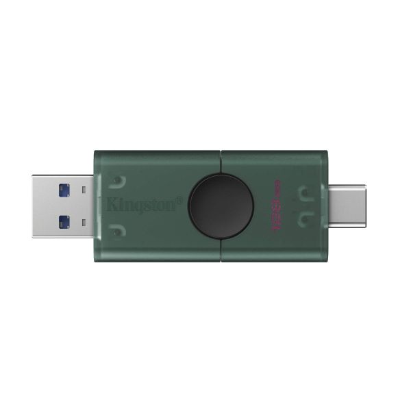 Kingston Technology DataTraveler 128GB USB-A + USB-C 3.2 Gen 1 DuoG2 (DTDEG2/128GB)