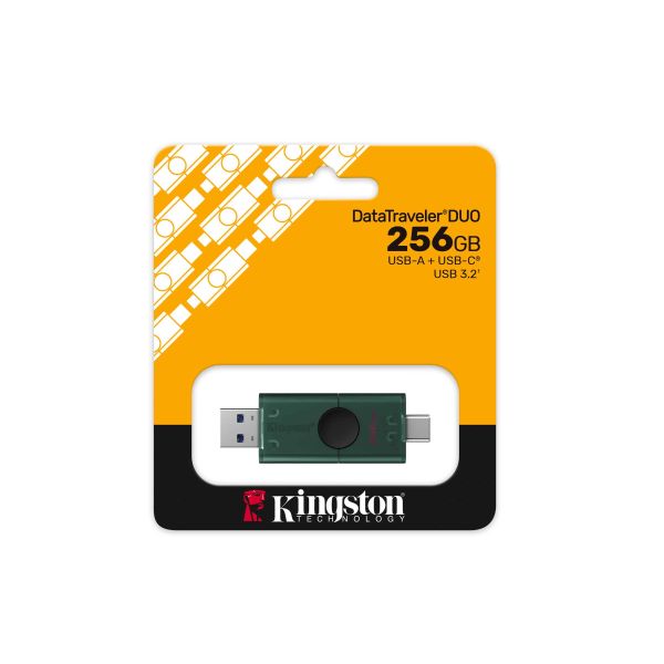Kingston Technology DataTraveler 128GB USB-A + USB-C 3.2 Gen 1 DuoG2 (DTDEG2/256GB)