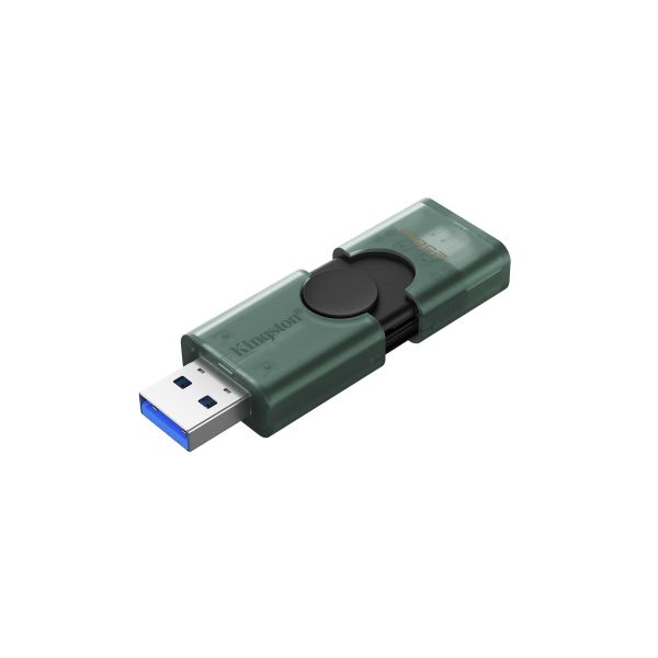 Kingston Technology DataTraveler 128GB USB-A + USB-C 3.2 Gen 1 DuoG2 (DTDEG2/256GB)