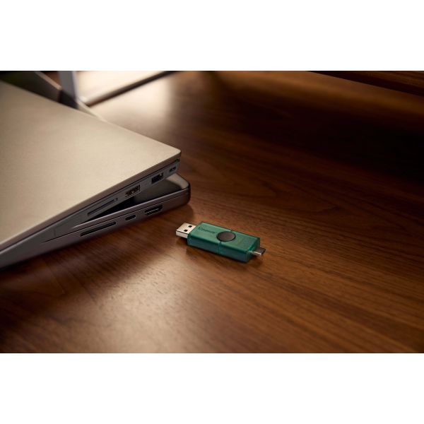 Kingston Technology DataTraveler 128GB USB-A + USB-C 3.2 Gen 1 DuoG2 (DTDEG2/256GB)
