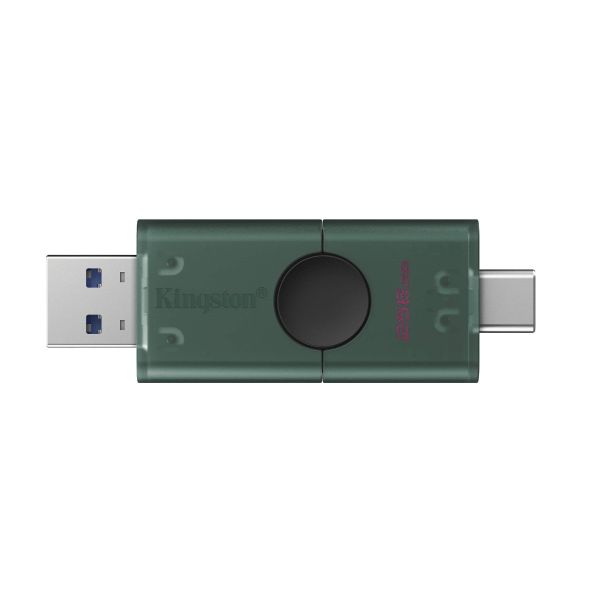 Kingston Technology DataTraveler 128GB USB-A + USB-C 3.2 Gen 1 DuoG2 (DTDEG2/256GB)