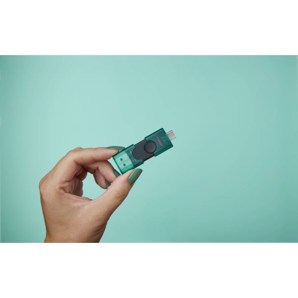 Kingston Technology DataTraveler 128GB USB-A + USB-C 3.2 Gen 1 DuoG2 (DTDEG2/256GB)