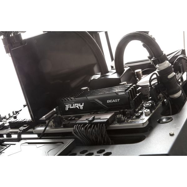 Kingston Technology FURY Beast 8GB 3200MT/s DDR4 CL16 DIMM (Kit van 2) Black (KF432C16BBK2/8)