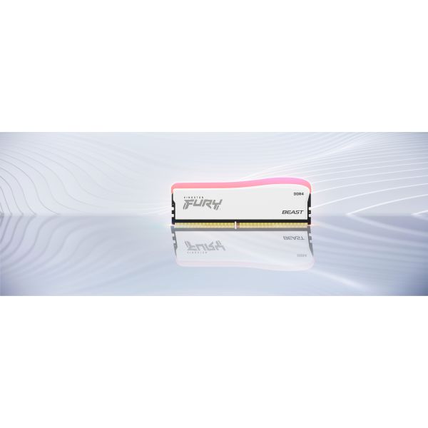 Kingston Technology FURY Beast 8GB 3600MT/s DDR4 CL17 DIMM White RGB SE