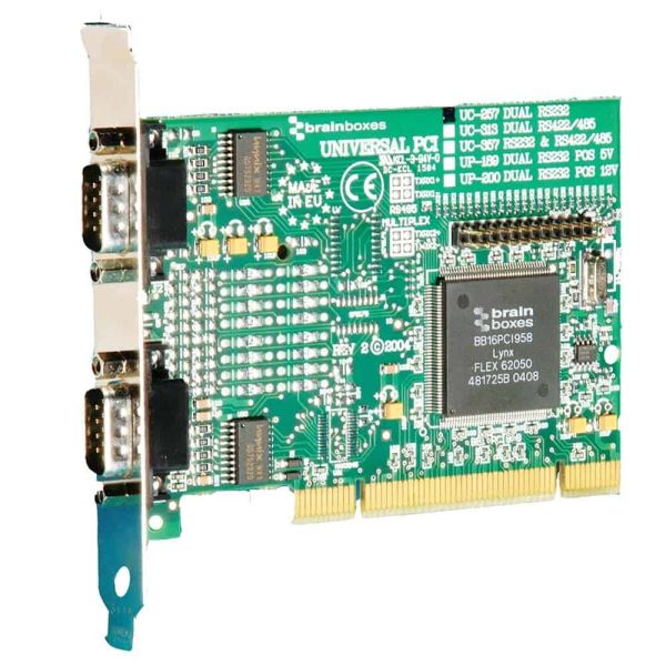 Lenovo Brainboxes 2-Port Serial LP PCI Adapter (0B50279)