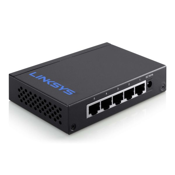 Linksys 5-poorts Gigabit - desktopswitch (LGS105) (LGS105-EU)