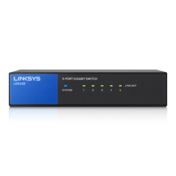 Linksys 5-poorts Gigabit - desktopswitch (LGS105) (LGS105-EU)