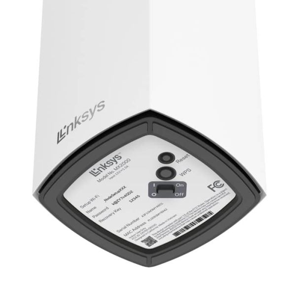 Linksys Atlas 6 Dual-band (2.4 GHz / 5 GHz) Wi-Fi 6 (802.11ax) Wit 3 Intern (MX2002-KE)