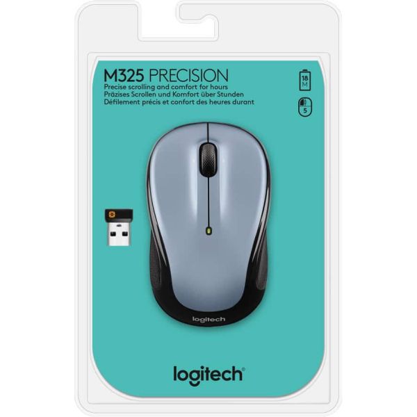 Logitech M325 muis Ambidextrous RF Draadloos Optisch 1000 DPI (910-002334)