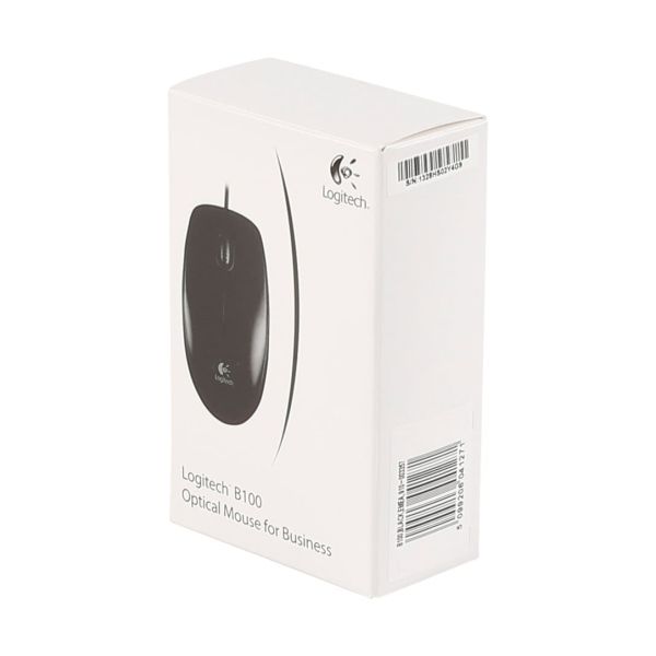 Logitech B100 Optical Usb Mouse f/ Bus muis Ambidextrous USB Type-A Optisch 800 DPI (910-003357)