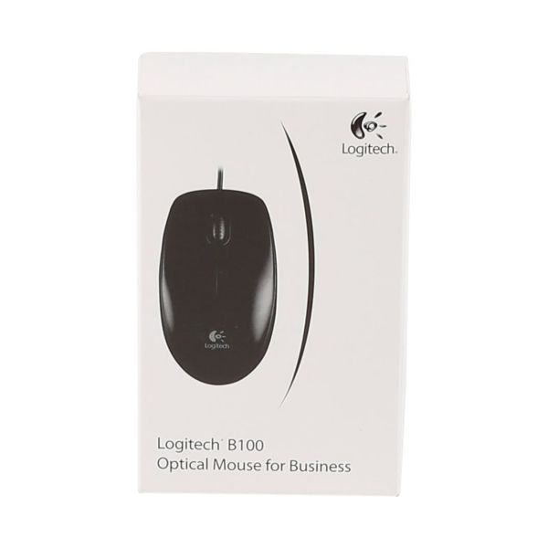 Logitech B100 Optical Usb Mouse f/ Bus muis Ambidextrous USB Type-A Optisch 800 DPI (910-003357)