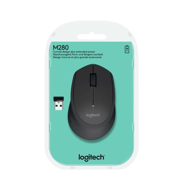 Logitech M280 muis Rechtshandig RF Draadloos Optisch 1000 DPI (910-004287)