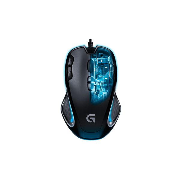 Logitech G G300s muis Rechtshandig USB Type-A Optisch 2500 DPI (910-004345)