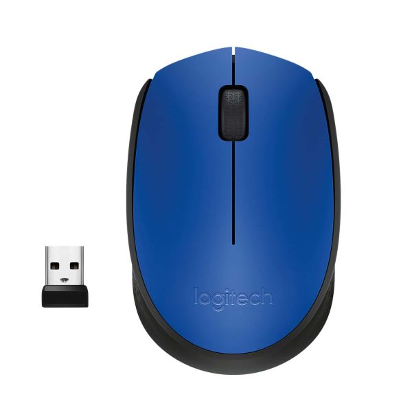 Logitech M171 Blue-K muis Ambidextrous RF Draadloos Optisch 1000 DPI (910-004640) Logitech M171 Blue-K muis Ambidextrous RF Draadloos Optisch 1000 DPI (910-004640)