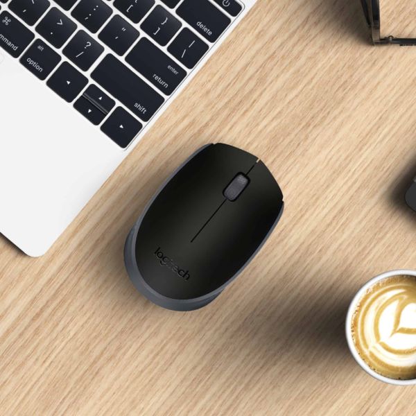Logitech B170 Black Bp muis Ambidextrous RF Draadloos Optisch (910-004798)