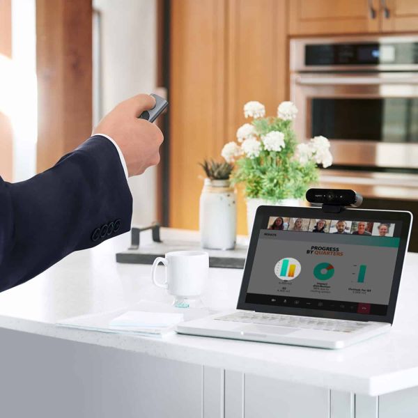 Logitech Spotlight Draadloze presenter Bluetooth/RF Grijs (910-004861)