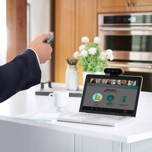Logitech Spotlight Draadloze presenter Bluetooth/RF Goud (910-004862)