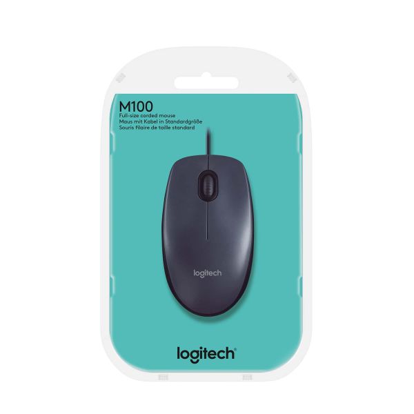 Logitech M100 corded mice (910-005003)
