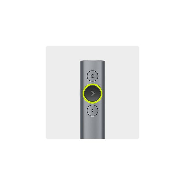 Logitech Spotlight Draadloze presenter Bluetooth/RF Grijs (910-005166)